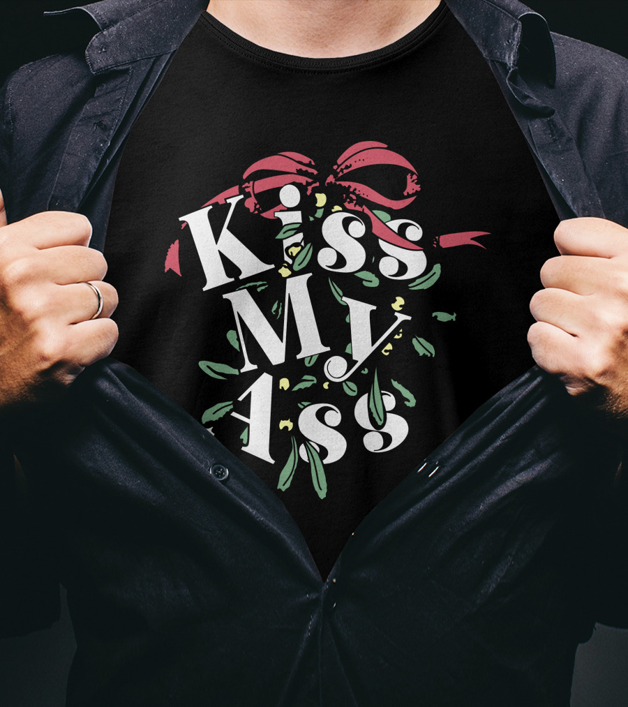 Kiss My Ass Cody Ko Merch Mistletoe Bow T-Shirt