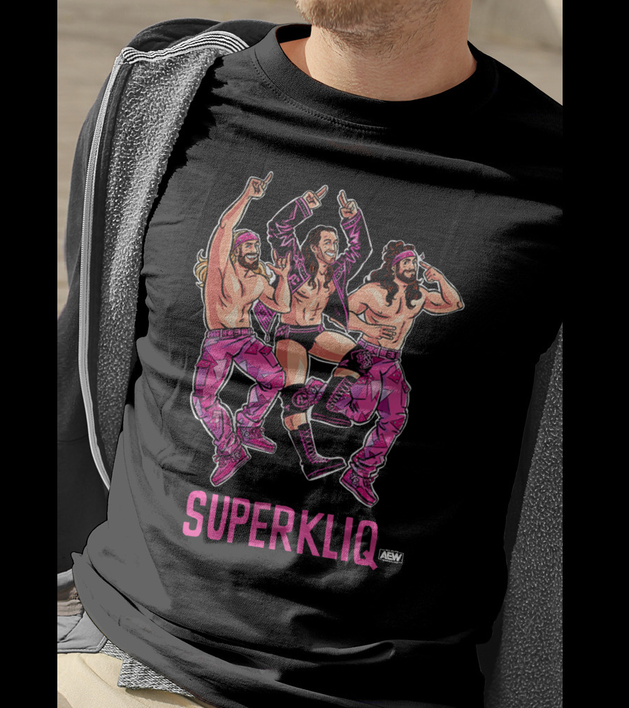 Superkliq AEW Wrestling Group T-Shirt