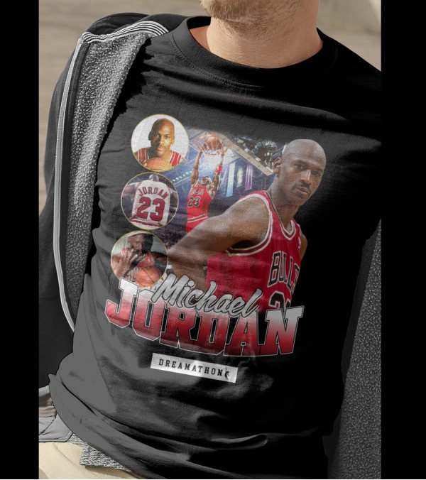 Michael Jordan Dreamathon 23 Basketball T-Shirt
