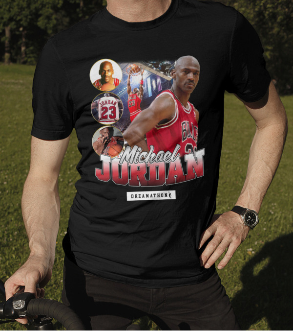 Michael Jordan Dreamathon 23 Basketball T-Shirt