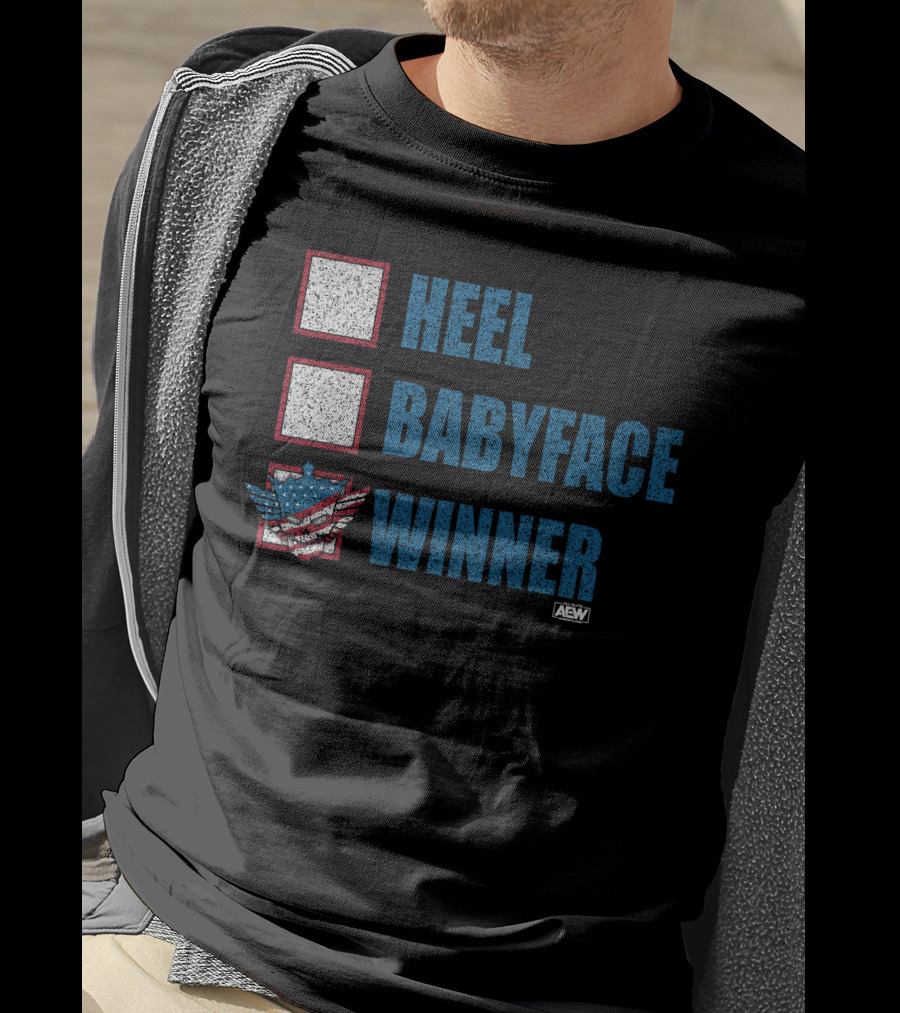 Cody Rhodes AEW Heel Babyface Winner T-Shirt