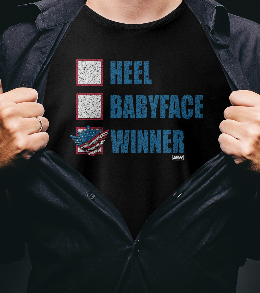 Cody Rhodes AEW Heel Babyface Winner T-Shirt