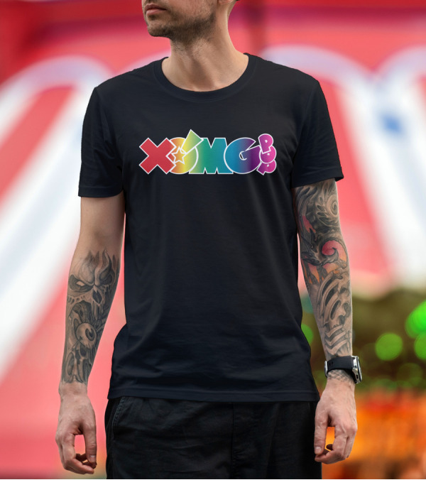 Premium T-Shirt: XOMG Pop Rainbow Starburst T-Shirt XOMG Pop Rainbow Starburst T-Shirt