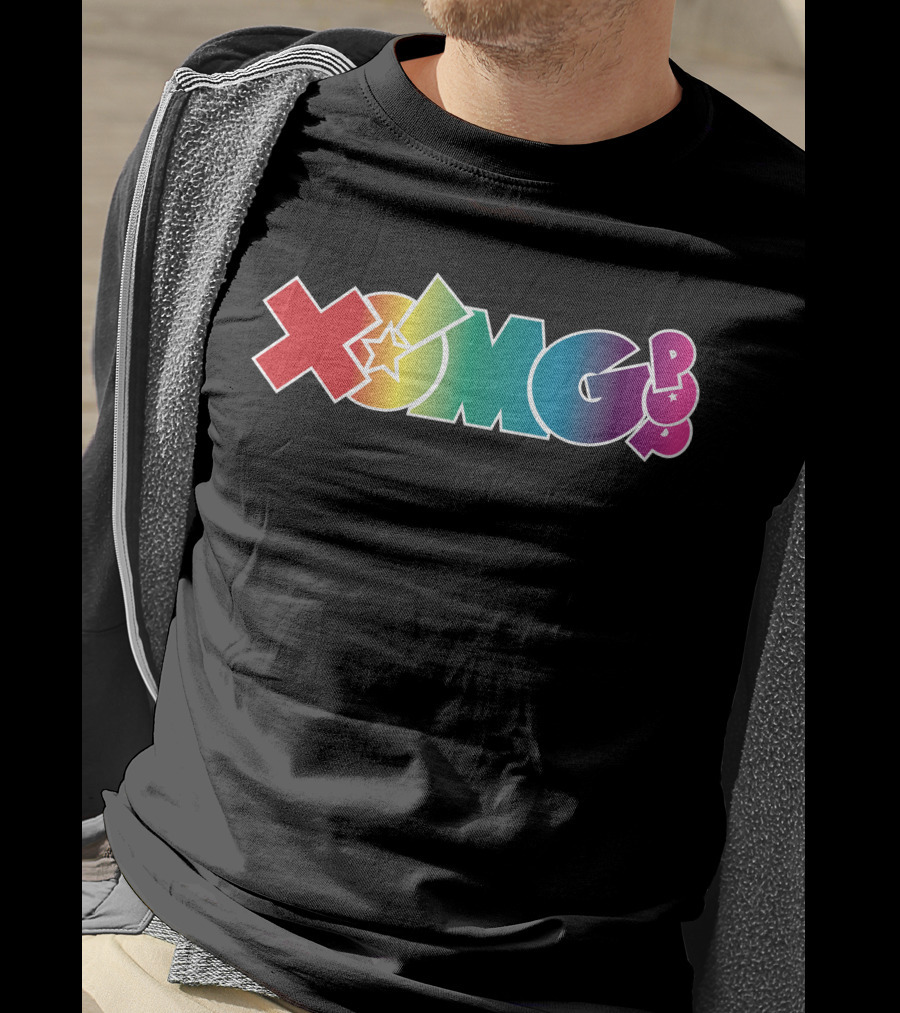 XOMG Pop Rainbow Starburst T-Shirt