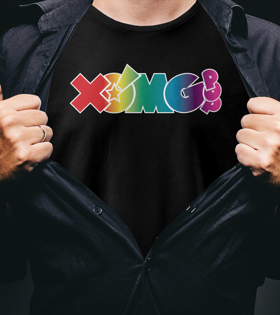 XOMG Pop Rainbow Starburst T-Shirt