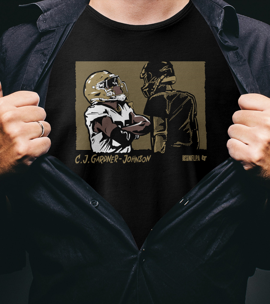 C.J. Gardner-Johnson NFLPA The Instigator Confrontation T-Shirt