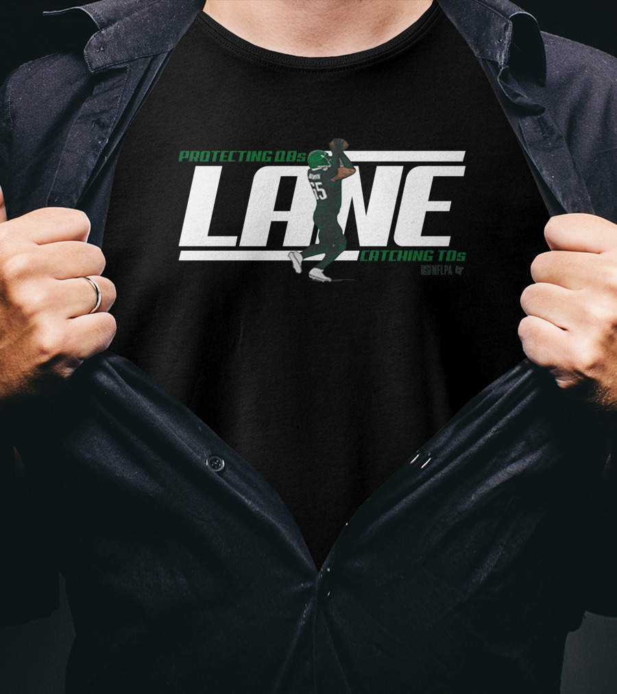 Lane Johnson Protecting QBs Catching TDs NFLPA 65 T-Shirt