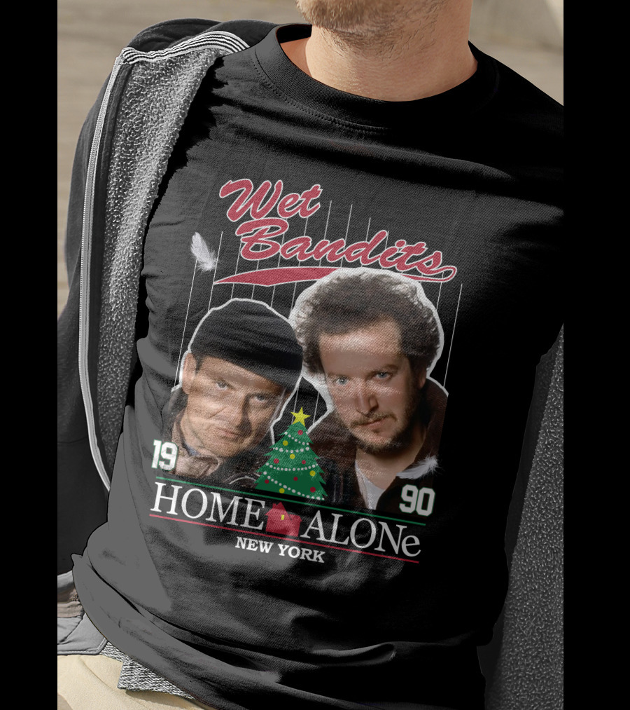 Wet Bandits Home Alone New York 1990 T-Shirt