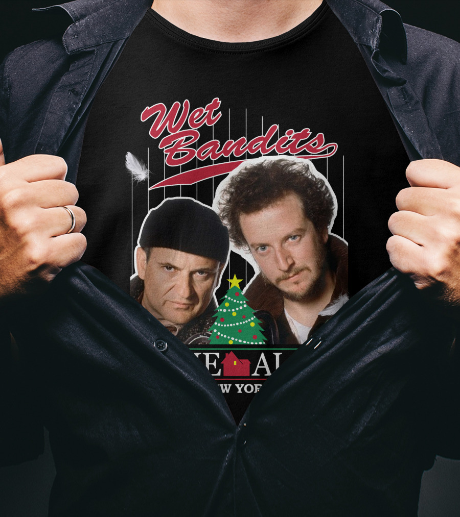 Wet Bandits Home Alone New York 1990 T-Shirt