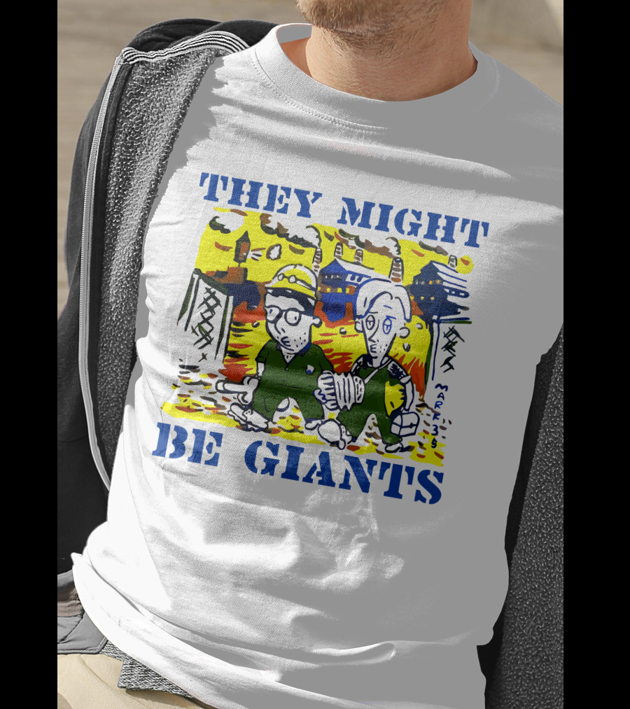 They Might Be Giants Comic Duo Factory Scene T-Shirt