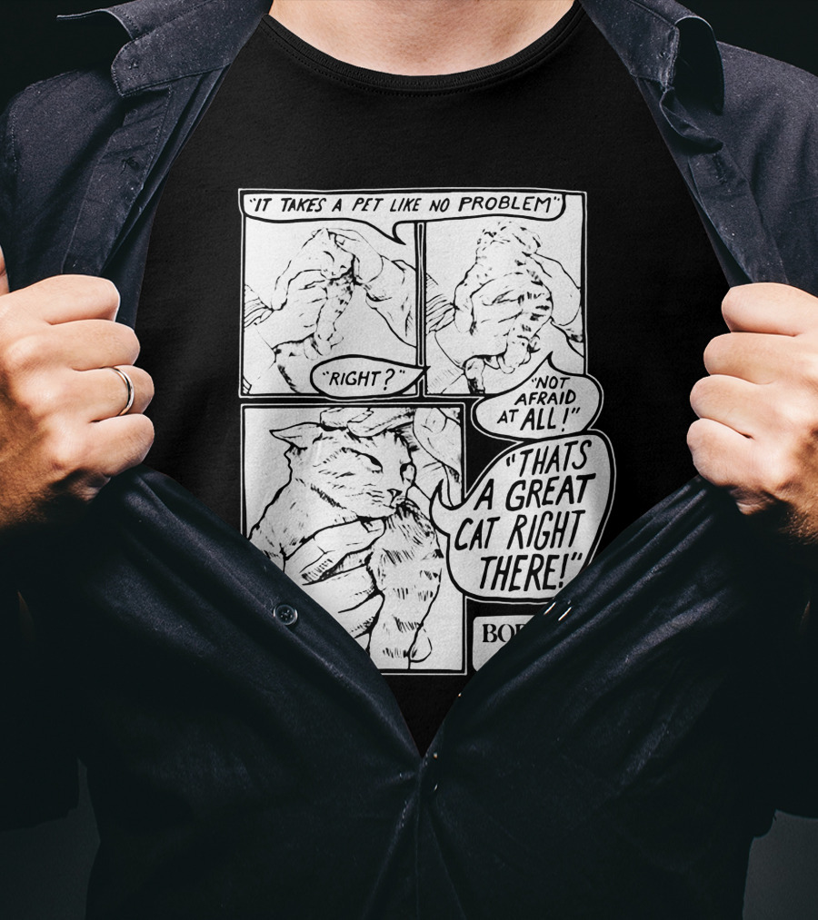 Bodega Cats That's A Great Cat Right There Comic Strip T-Shirt