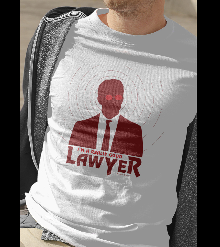 I'm A Really Good Lawyer Silhouette Red Sunglasses T-Shirt