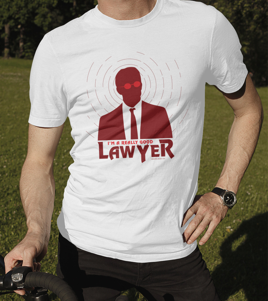 I'm A Really Good Lawyer Silhouette Red Sunglasses T-Shirt