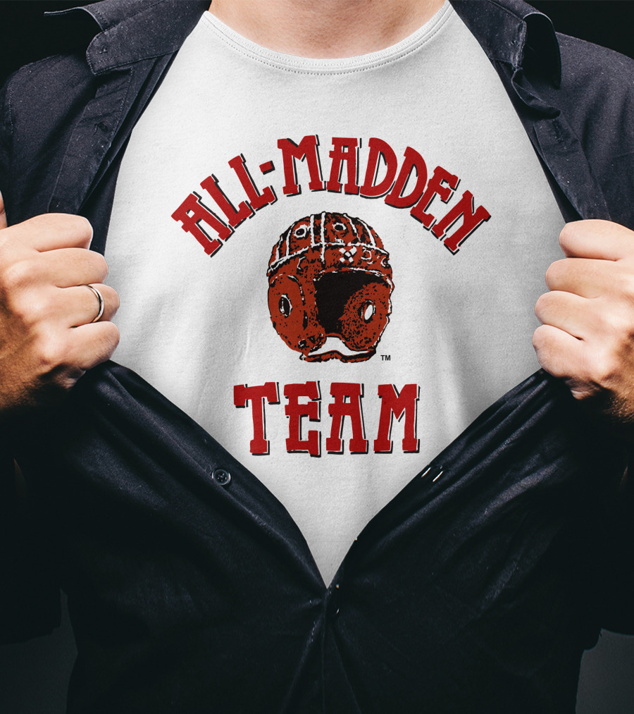 All Madden Team 1992 Old School Football Video T-Shirt