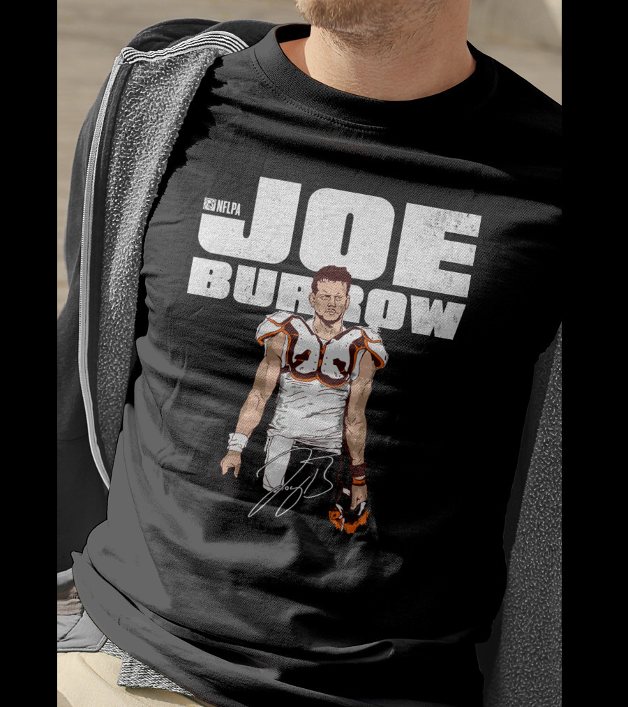 NFLPA Joe Burrow Football Player Youth T-Shirt