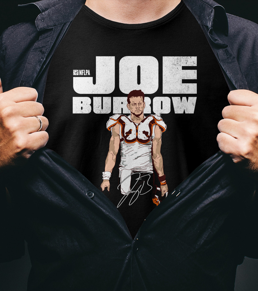 NFLPA Joe Burrow Football Player Youth T-Shirt