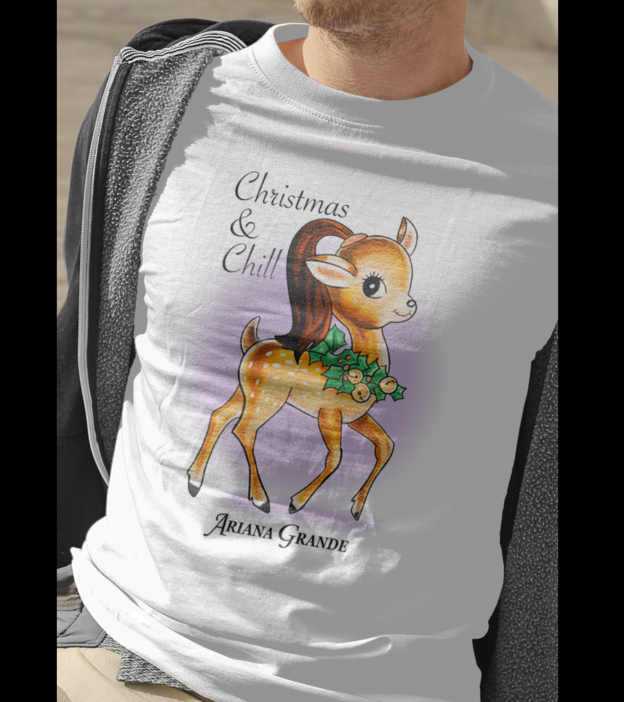 Ariana Grande Positions Photo I Christmas And Chill T-Shirt