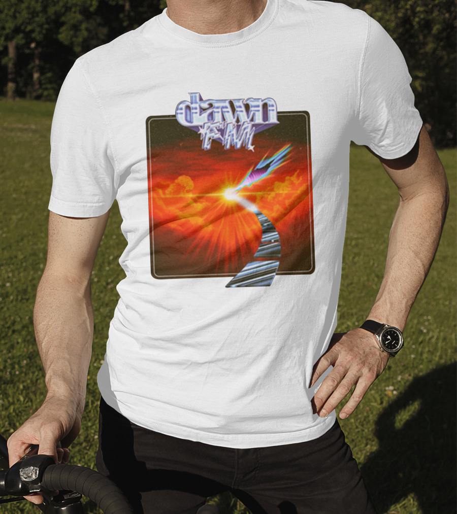 Dawn FM Album Cover Retro Sunset Pathway T-Shirt