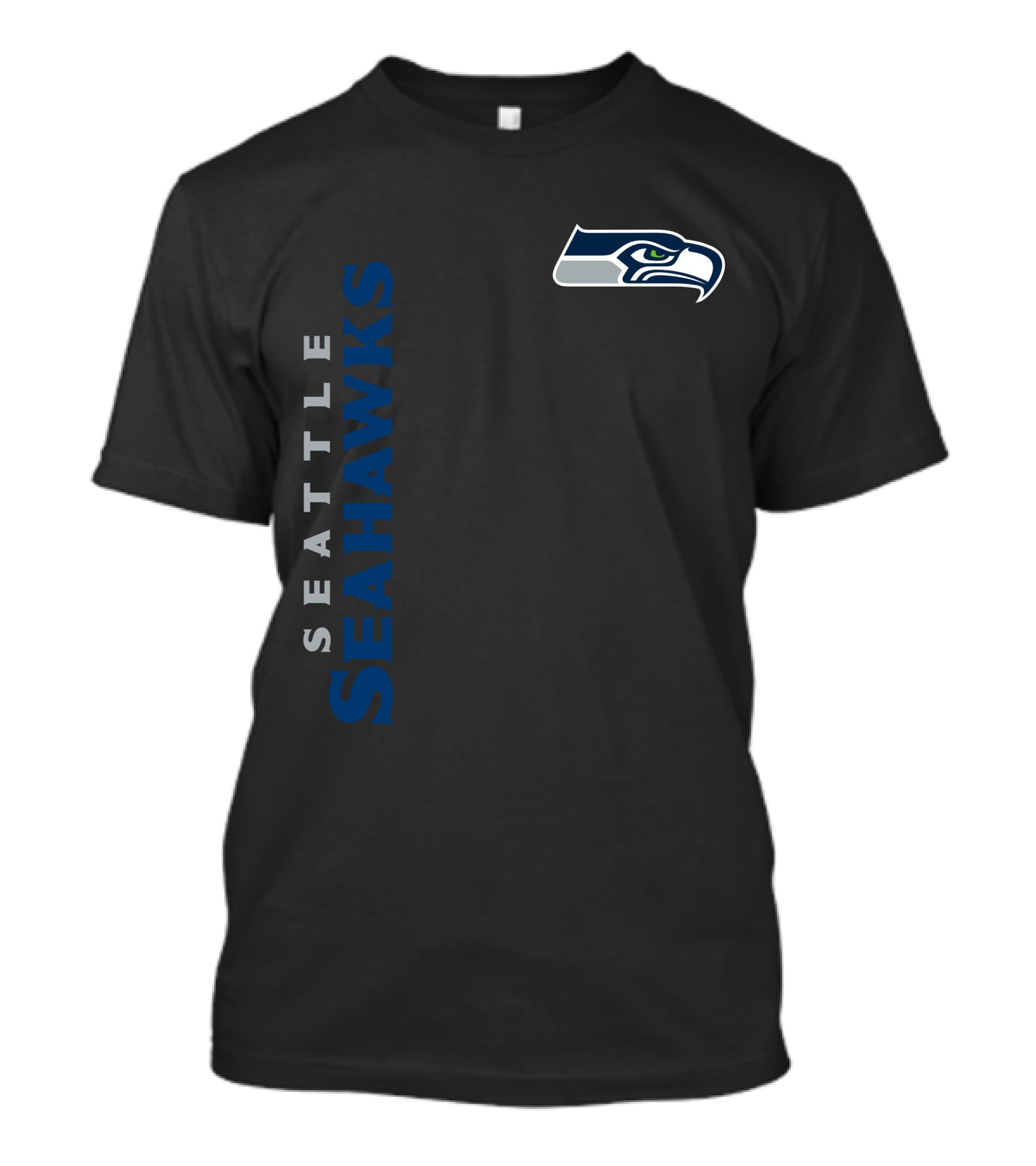 Seattle Seahawks Logo Vertical Display T-Shirt