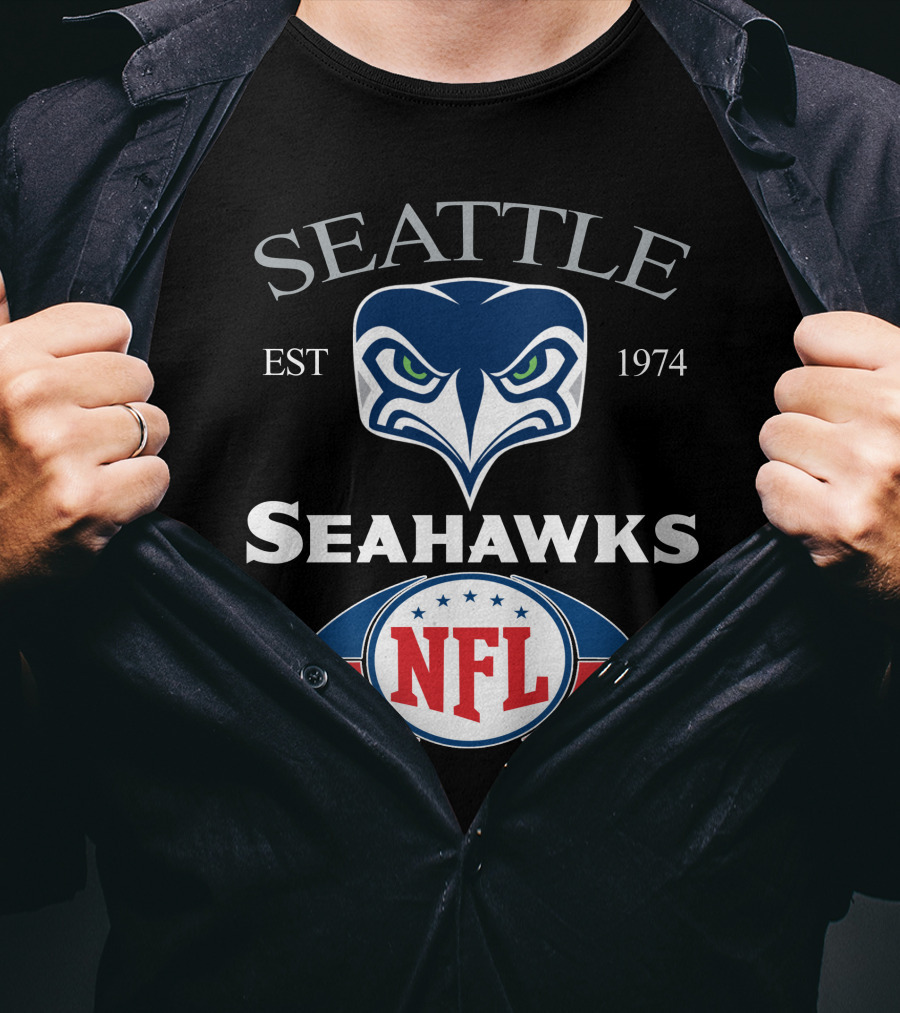 Seattle Seahawks 14 Est 1974 Nfl T-Shirt