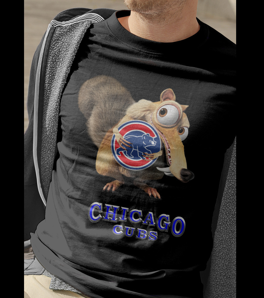 Chicago Cubs Scrat Logo T-Shirt