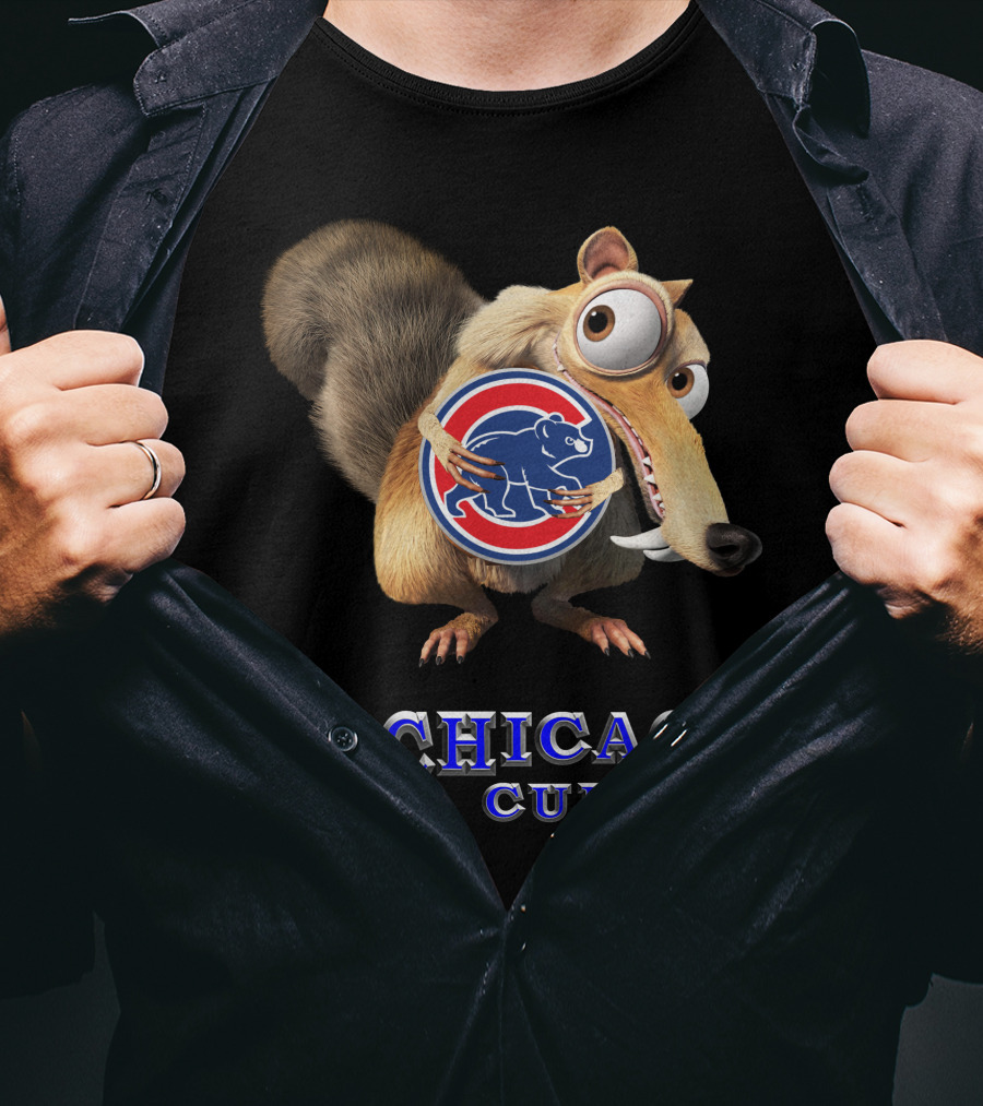 Chicago Cubs Scrat Logo T-Shirt