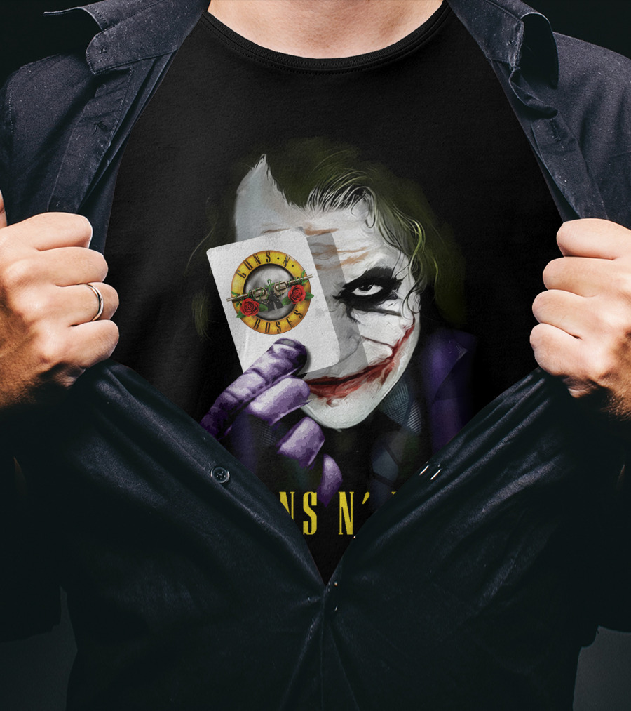 Guns N' Roses Joker Playing Card T-Shirt