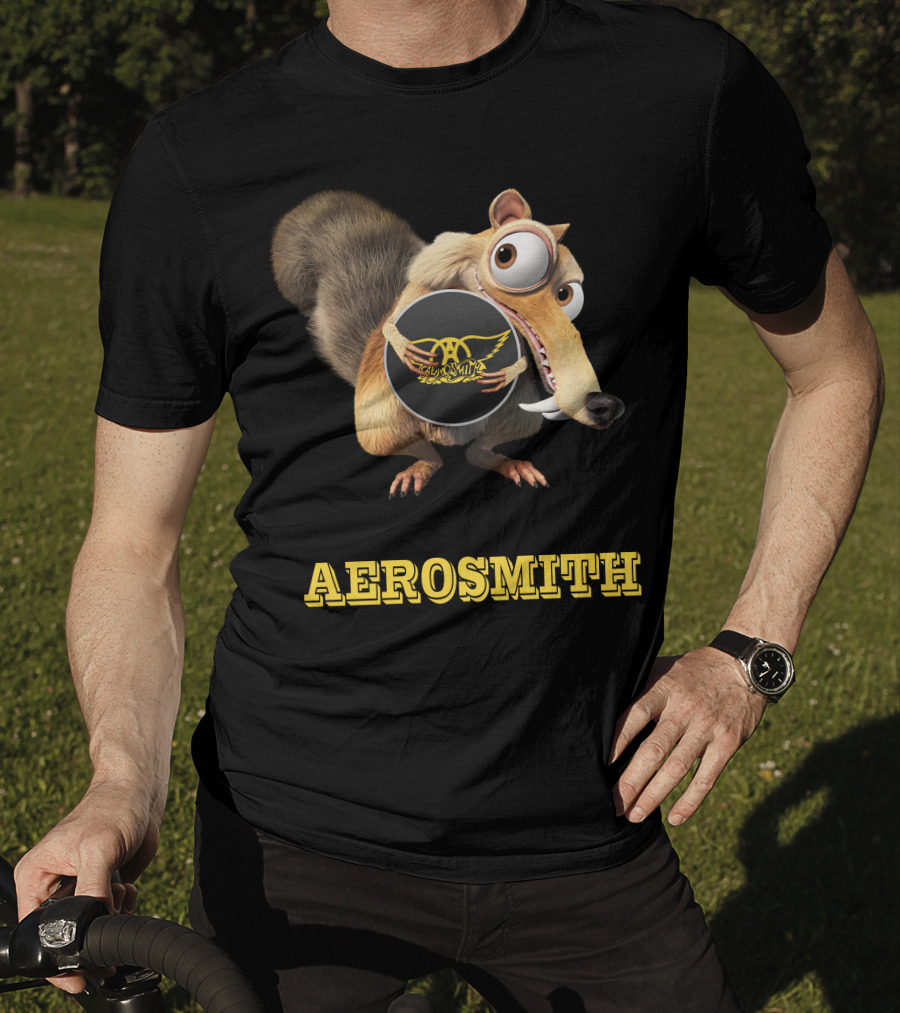 Aerosmith Ice Age Scrat T-Shirt
