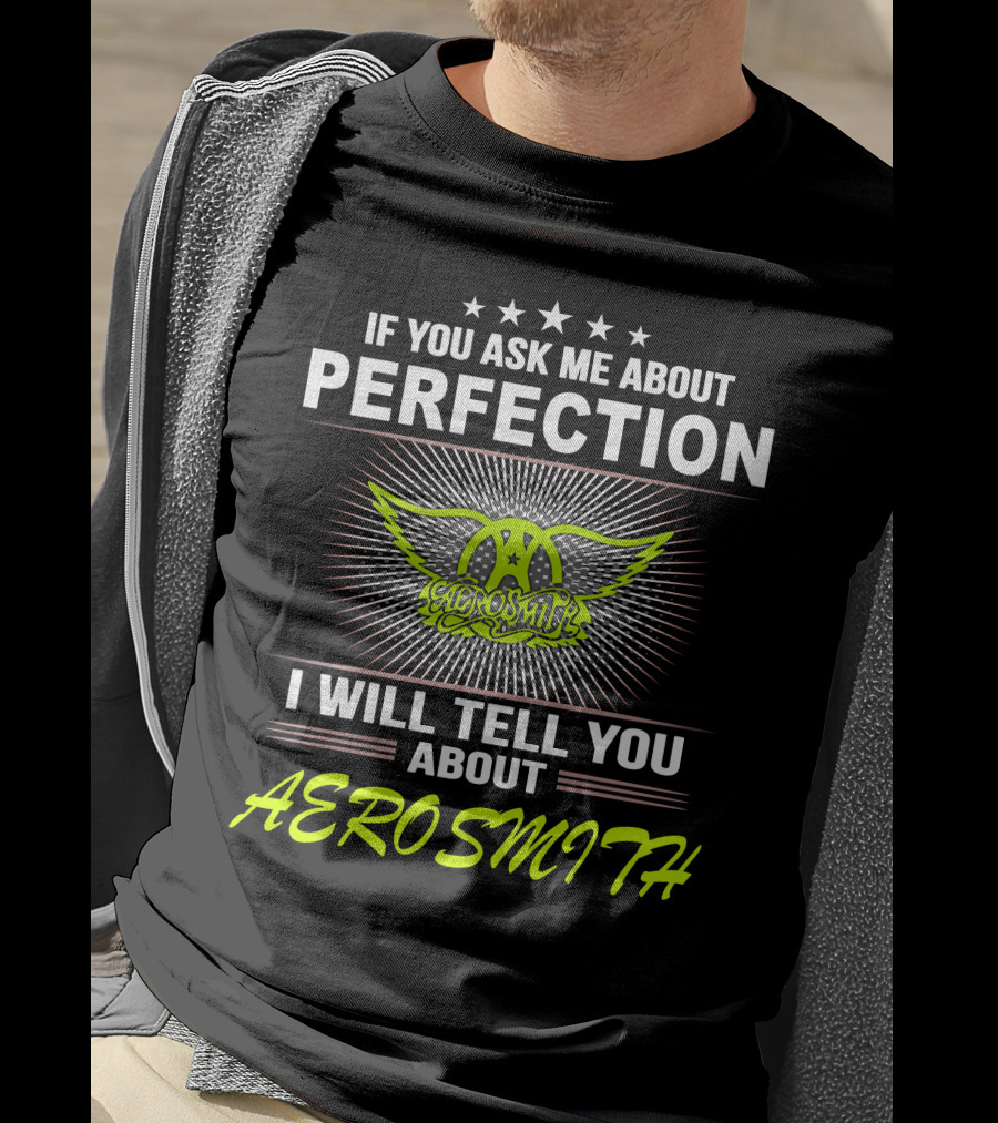 If You Ask Me About Perfection I Will Tell You About Aerosmith T-Shirt