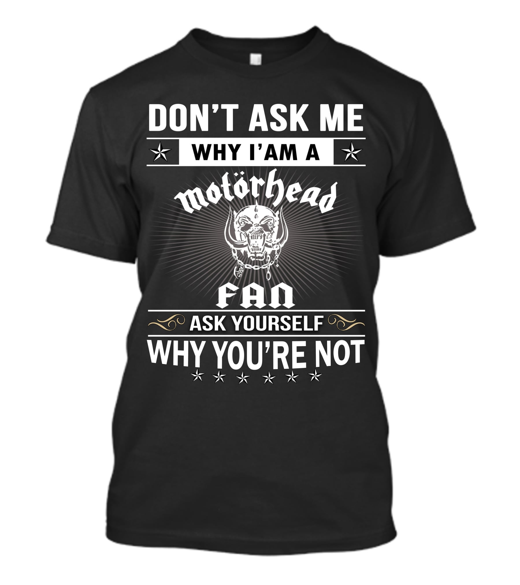 Don't Ask Me Why I'm A Motörhead Fan Ask Yourself Why You're Not T-Shirt