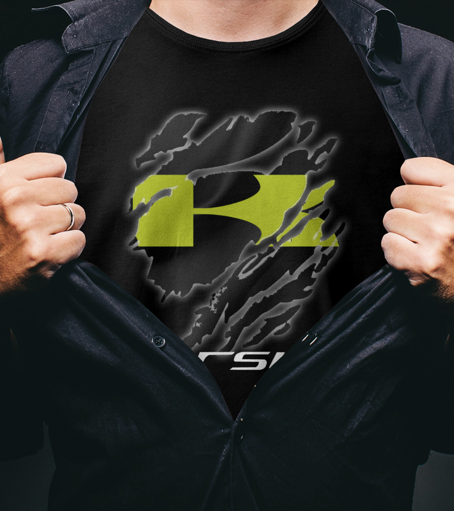 Versys 01 Kawasaki Motorcycle Claw Scratch Motif T-Shirt