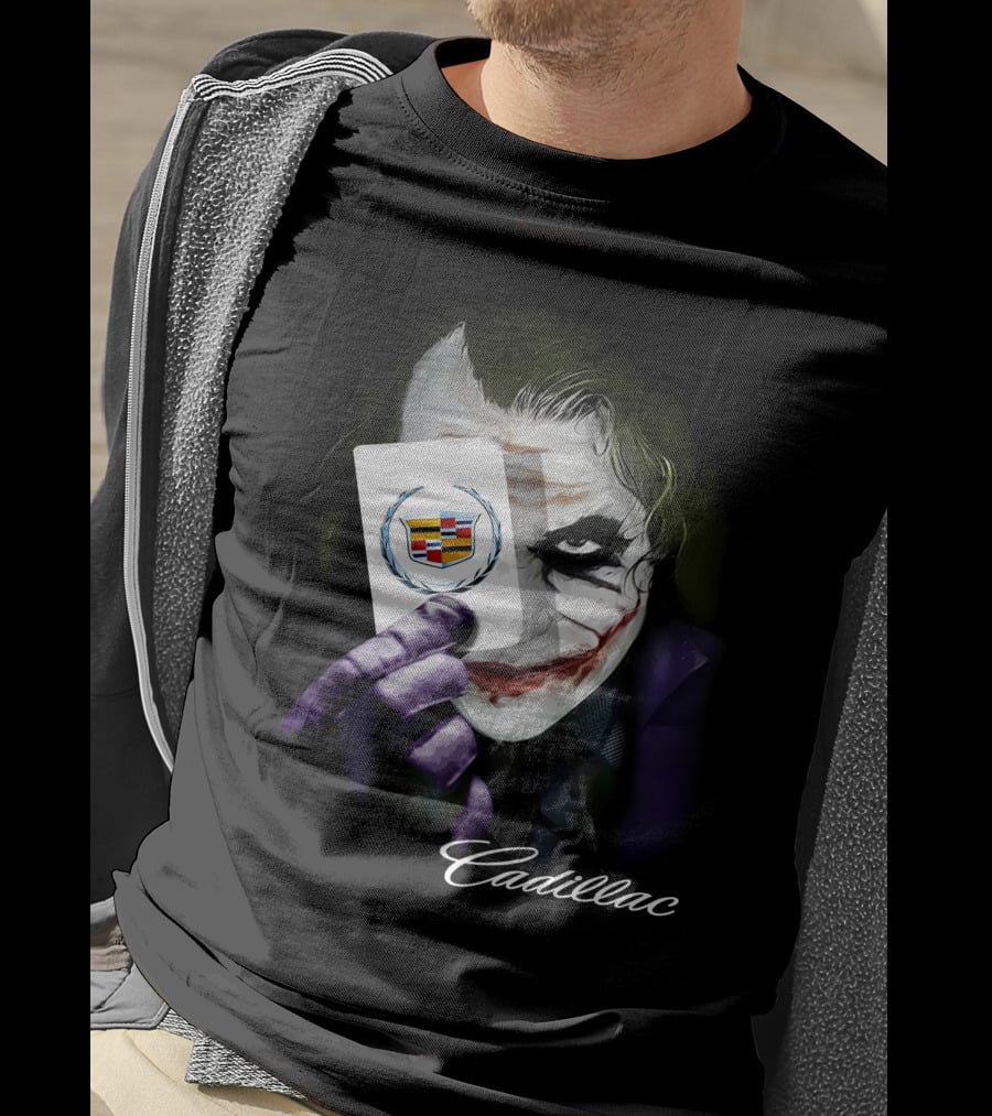 Cadillac Joker Playing Card T-Shirt