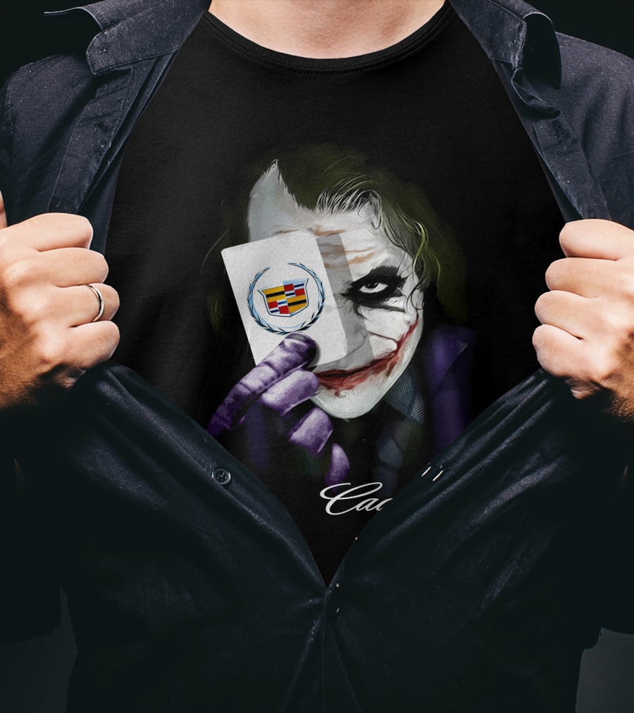 Cadillac Joker Playing Card T-Shirt