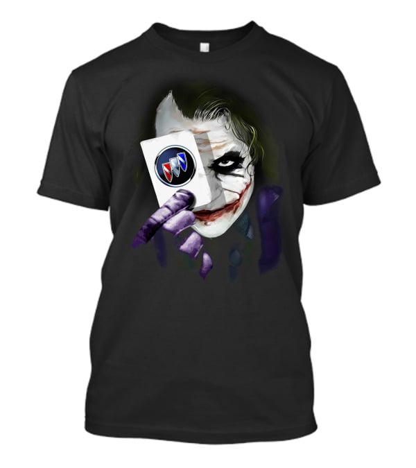 Joker Holding Buick Logo Card T-Shirt