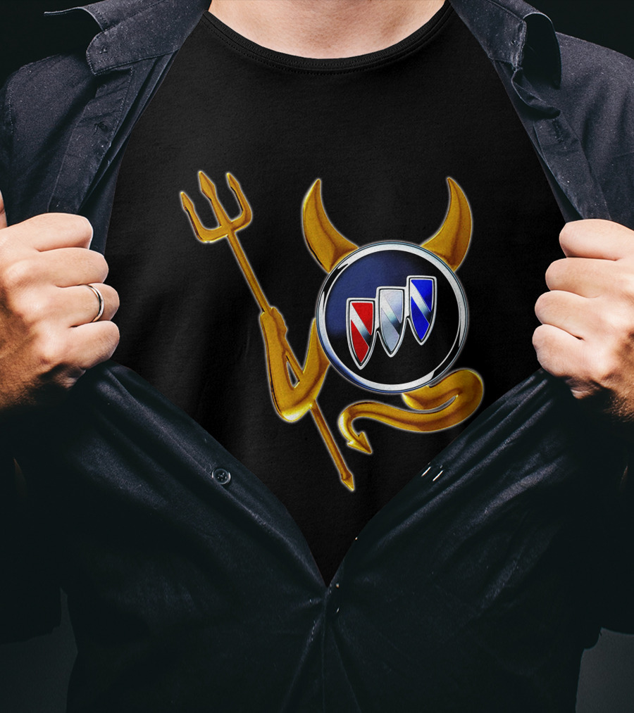 Buick Devil Horns Emblem Trident T-Shirt
