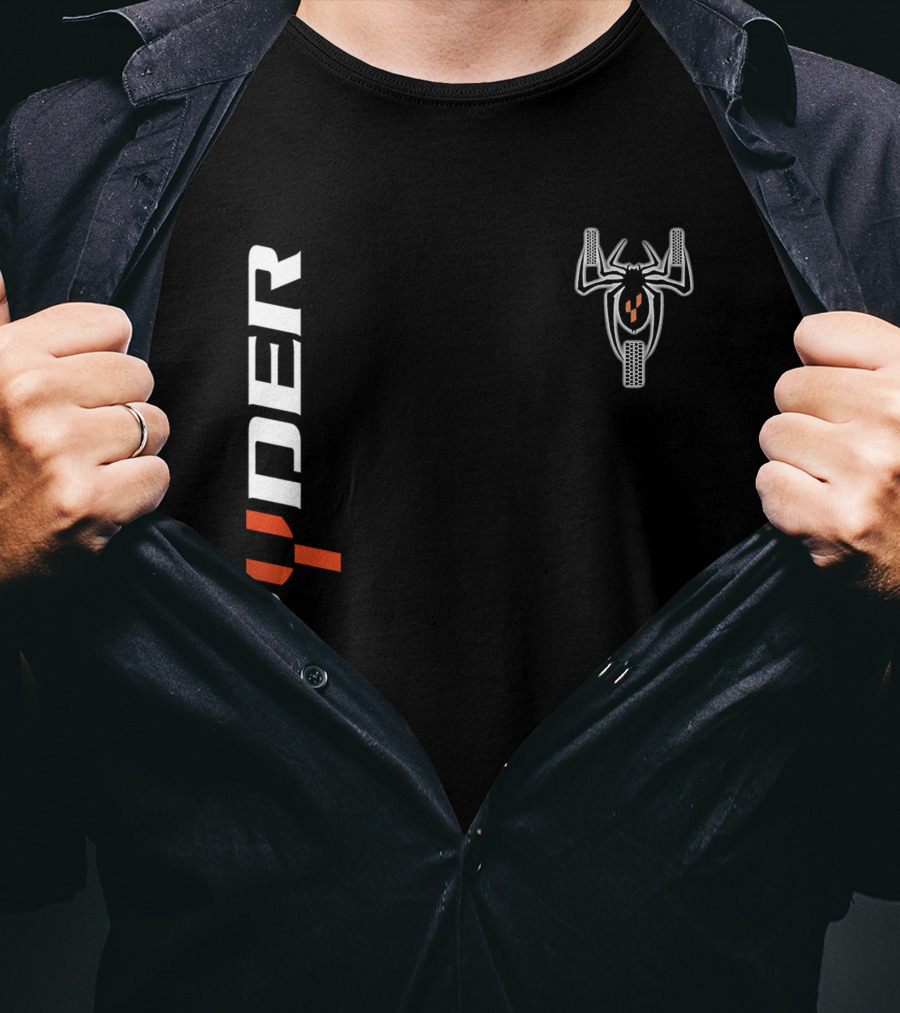 Spyder Logo With Stylized Spider T-Shirt