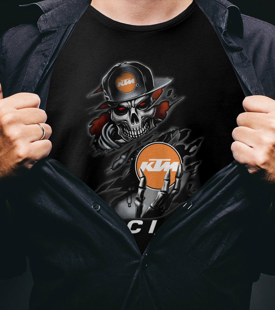 Ktm Skull Racing T-Shirt