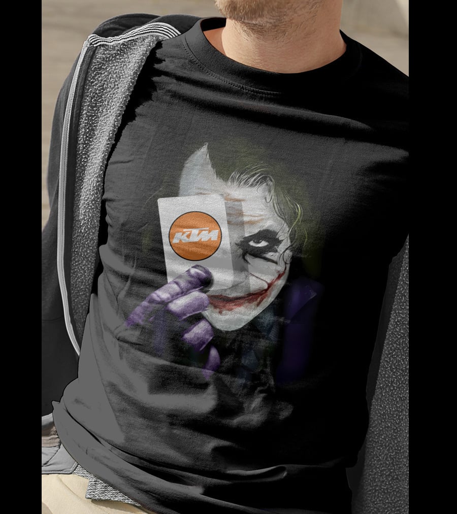 Ktm Joker Playing Card Face Paint T-Shirt