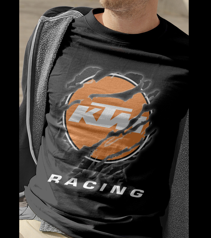 Ktm Racing 05 Shredded Orange T-Shirt