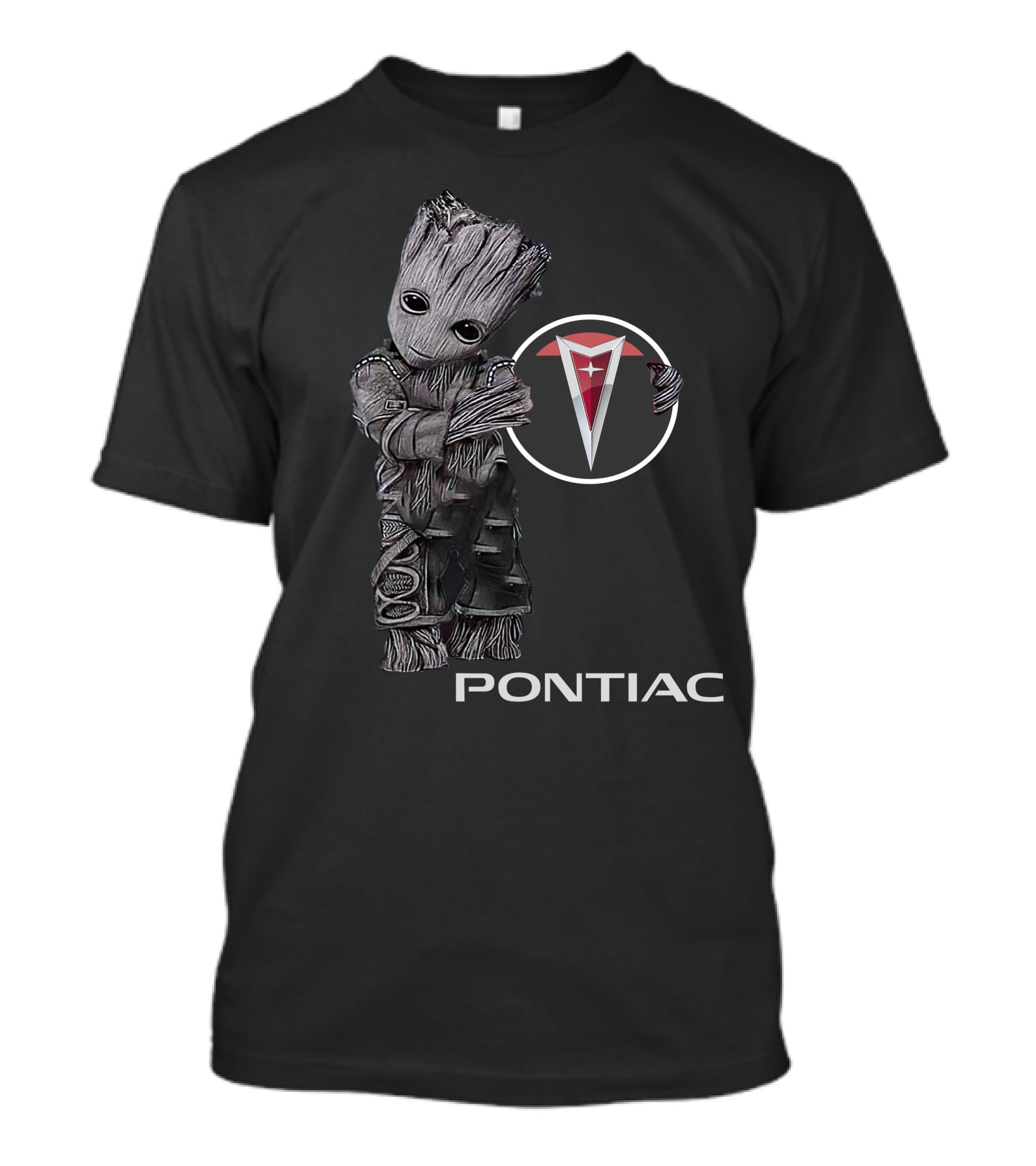 Pontiac Logo Groot Character Fusion T-Shirt