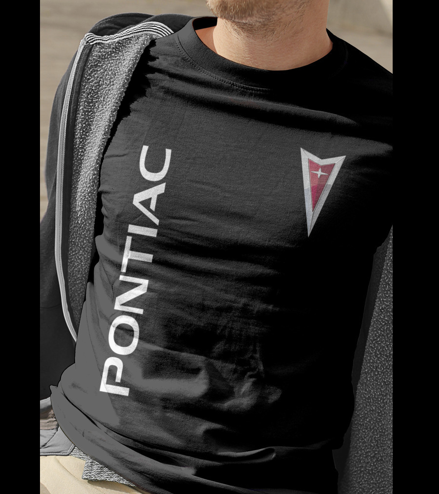 Pontiac Vintage Logo Vertical T-Shirt