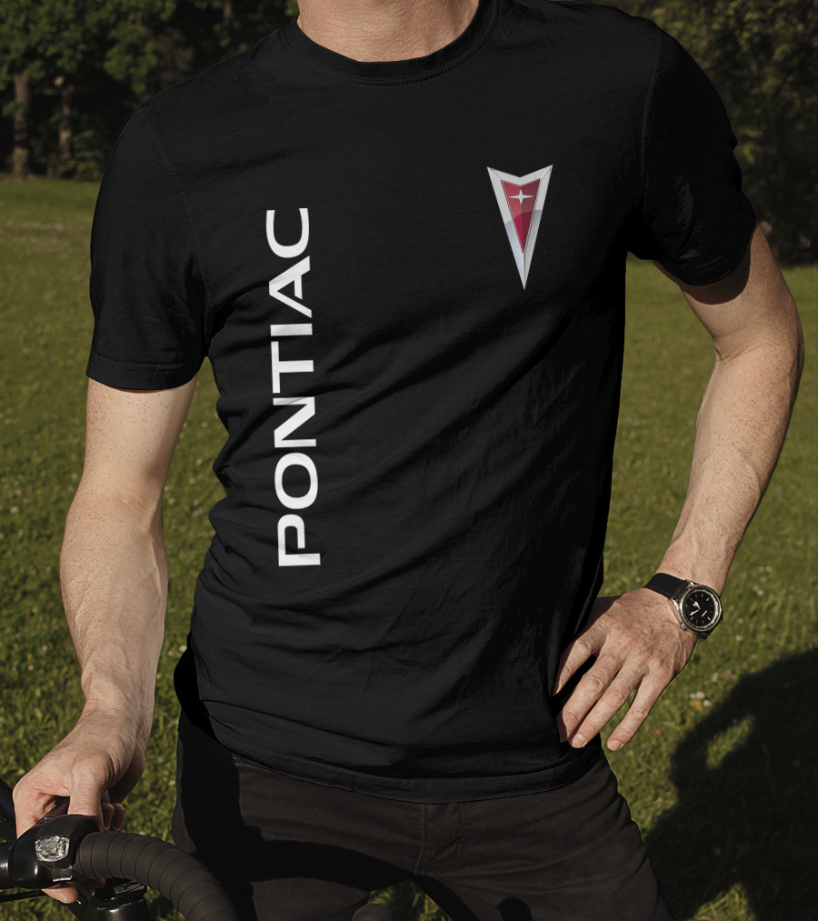 Pontiac Vintage Logo Vertical T-Shirt