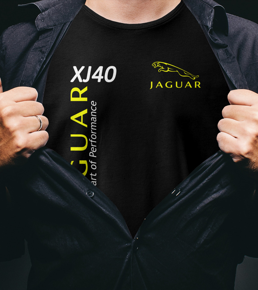 XJ40 Jaguar The Art Of Performance T-Shirt