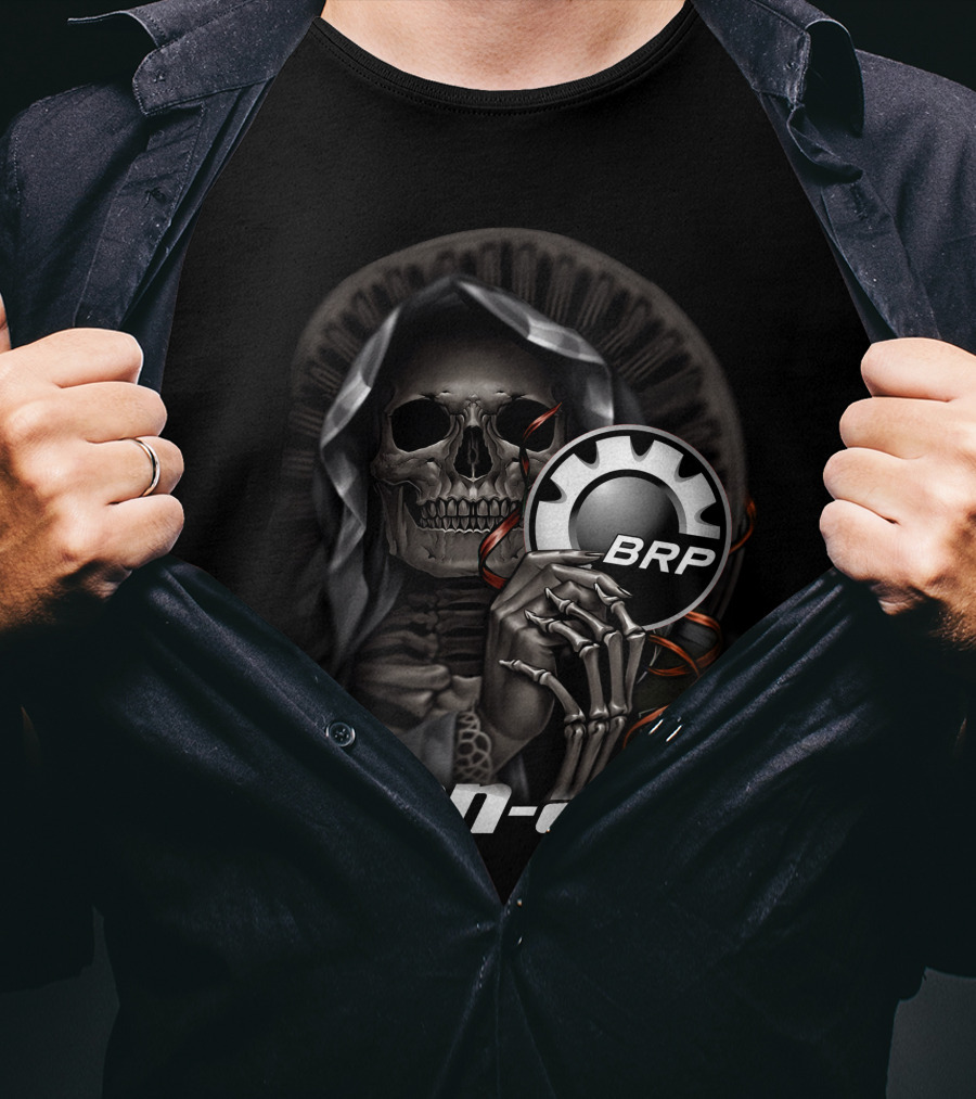 Can Am BRP Skull Grim Reaper T-Shirt