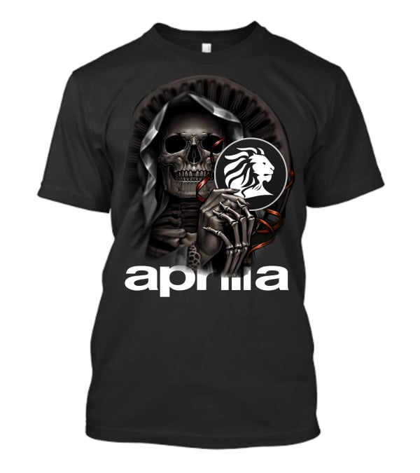 Aprilia Skull With Lion T-Shirt