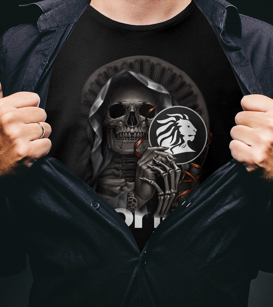 Aprilia Skull With Lion T-Shirt