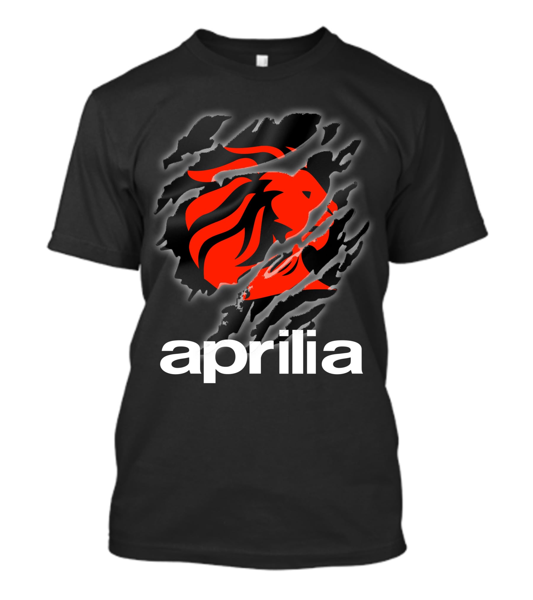 Aprilia Lion Claw Ripped T-Shirt