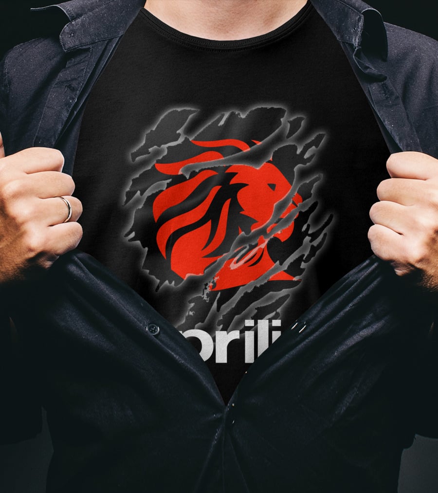 Aprilia Lion Claw Ripped T-Shirt