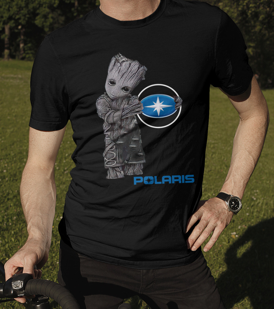 Polaris Cute Character Holding T-Shirt