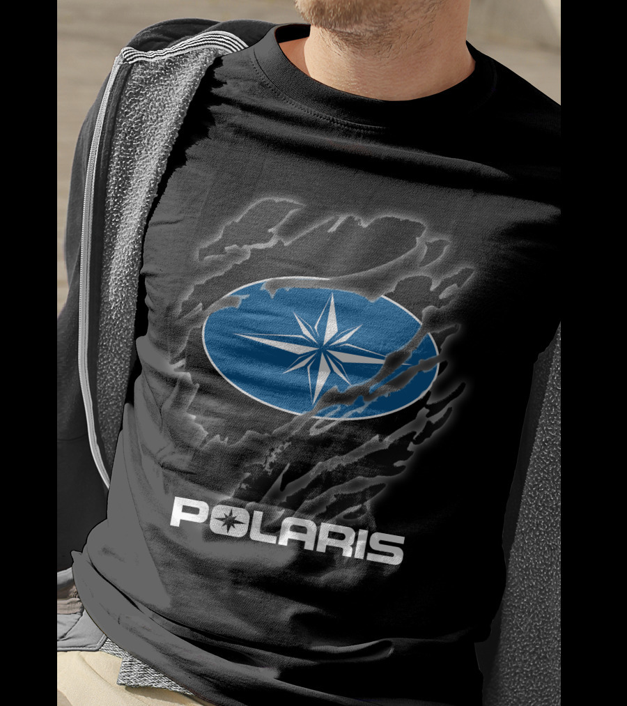 Polaris Blue Starburst Claw Marks T-Shirt
